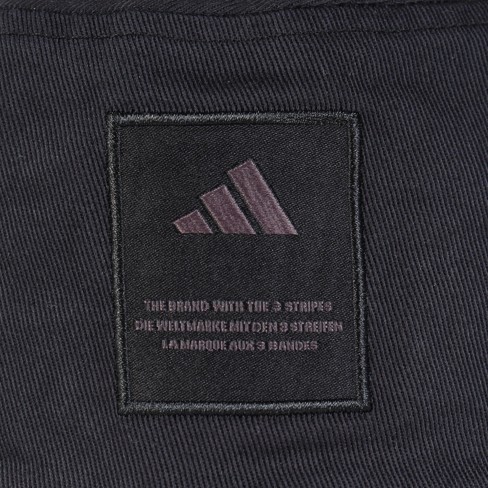 アディダス（adidas）（レディース）帽子 UV バケットハット 黒 M-Lサイズ KCE32-JL5156 バケハ UVカット 紫外線対策 速乾 シンプル おしゃれ 運動会 園芸