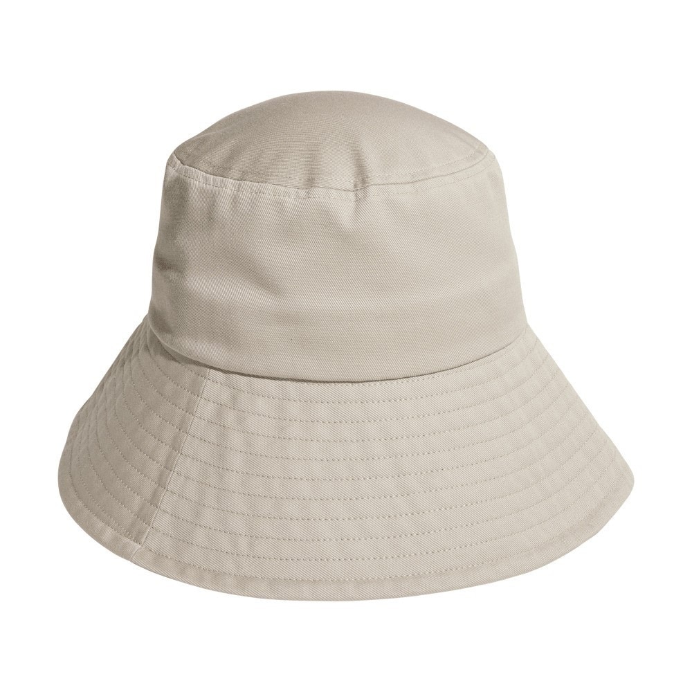 アディダス（adidas）（レディース）帽子 UV バケットハット ベージュ M-Lサイズ KCE32-JL5157 バケハ  UVカット 紫外線対策 速乾 シンプル 運動会 園芸