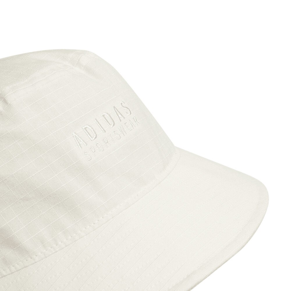 アディダス（adidas）（メンズ、レディース）帽子 クラシック バケットハット 白 54-57cm KUX49-JG3661 ハット バケハ 日差し対策 暑さ対策