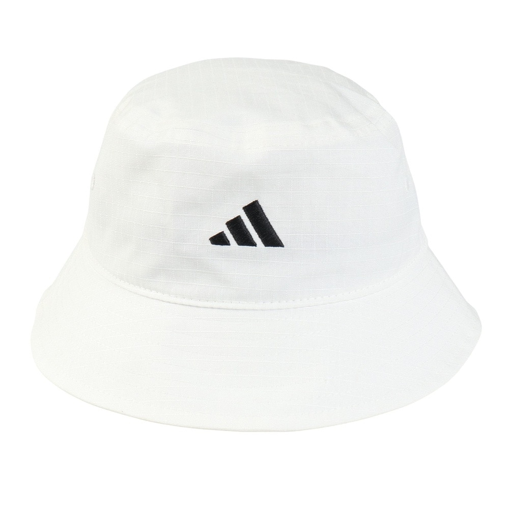 アディダス（adidas）（メンズ、レディース）帽子 クラシック バケットハット 白 54-57cm KUX49-JG3661 ハット バケハ 日差し対策 暑さ対策