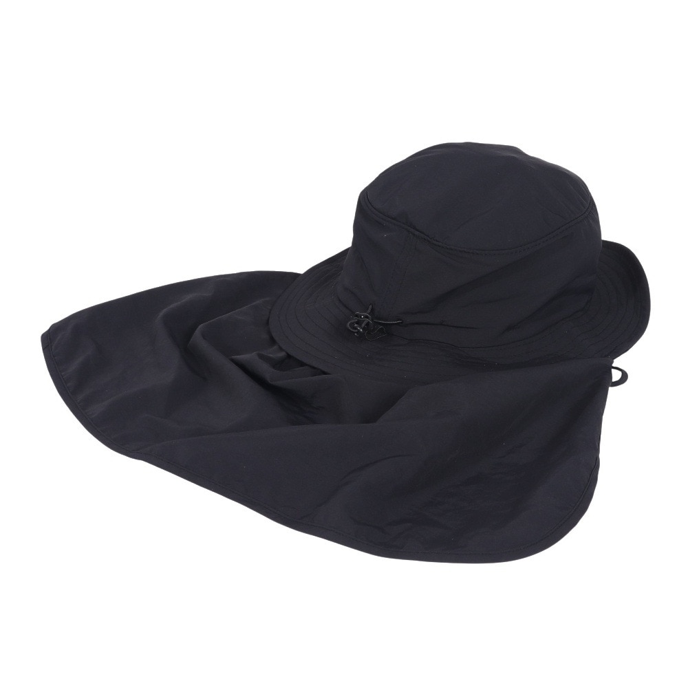 エックスガール（X-gir）（レディース）帽子 サンガード ハット 黒 155251051004-BLACK UPF50+ 撥水 防風 サンガード 日除け 日焼け対策 シンプル