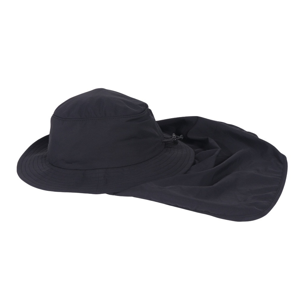 エックスガール（X-gir）（レディース）帽子 サンガード ハット 黒 155251051004-BLACK UPF50+ 撥水 防風 サンガード 日除け 日焼け対策 シンプル