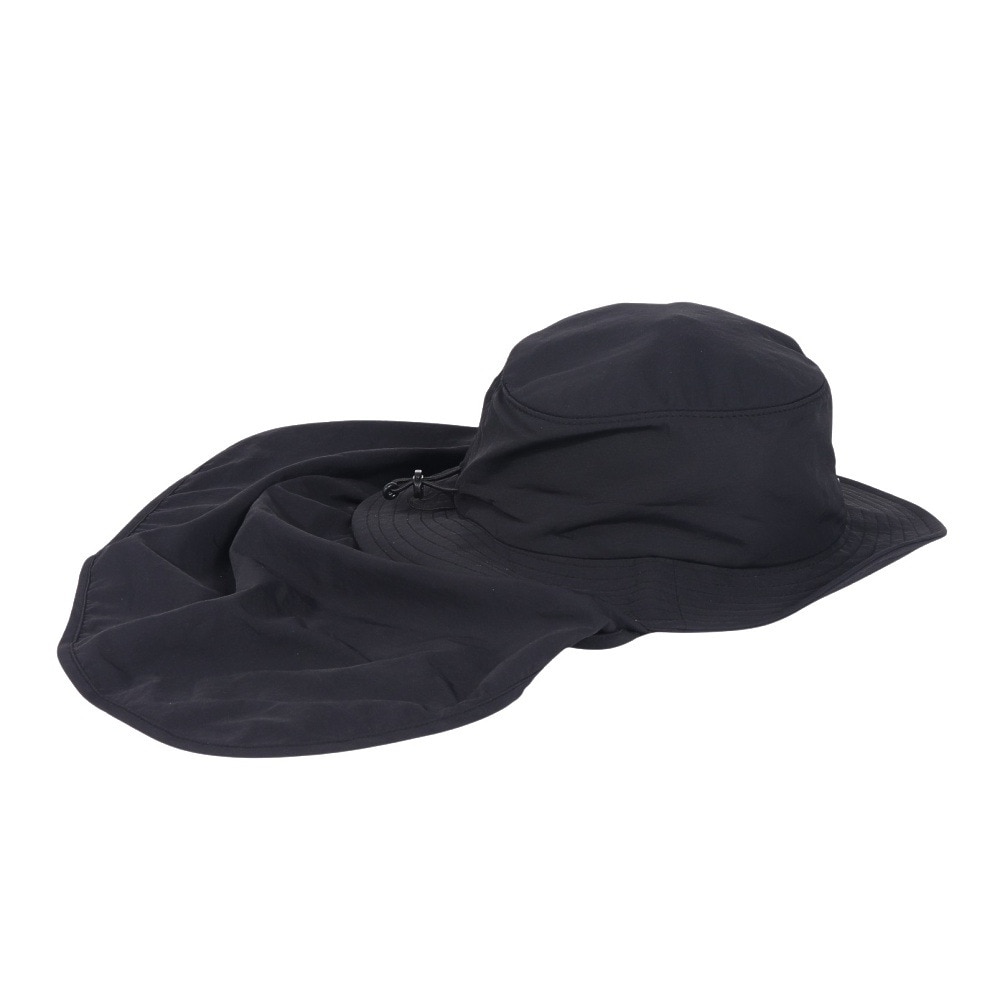 エックスガール（X-gir）（レディース）帽子 サンガード ハット 黒 155251051004-BLACK UPF50+ 撥水 防風 サンガード 日除け 日焼け対策 シンプル