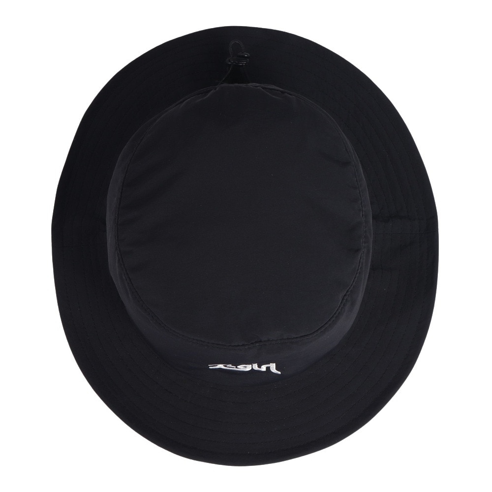 エックスガール（X-gir）（レディース）帽子 サンガード ハット 黒 155251051004-BLACK UPF50+ 撥水 防風 サンガード 日除け 日焼け対策 シンプル