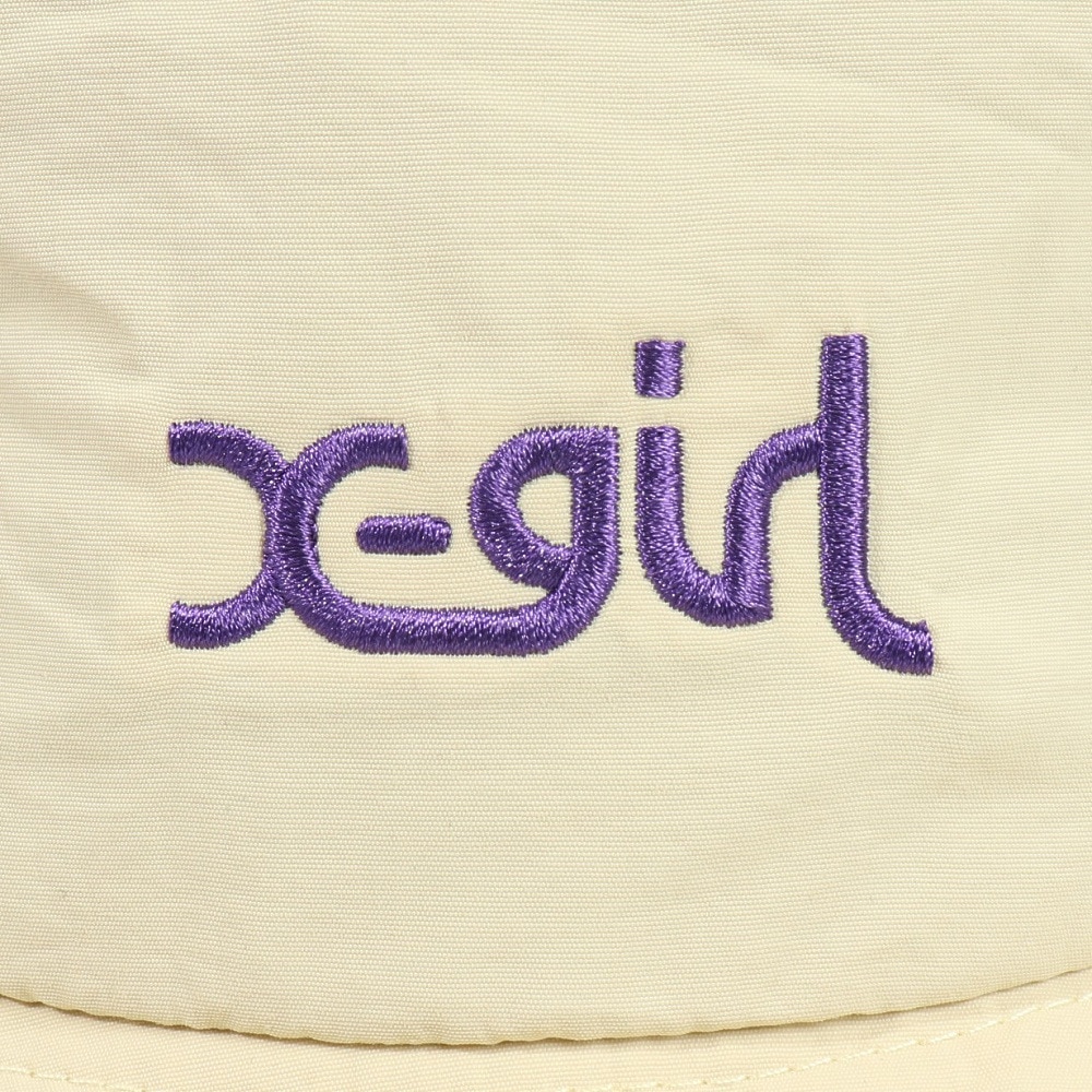 エックスガール（X-gir）（レディース）帽子 サンガード ハット 黄色 155251051004-LT YELLOW UPF50+ 撥水 防風 サンガード 日除け 日焼け対策 シンプル