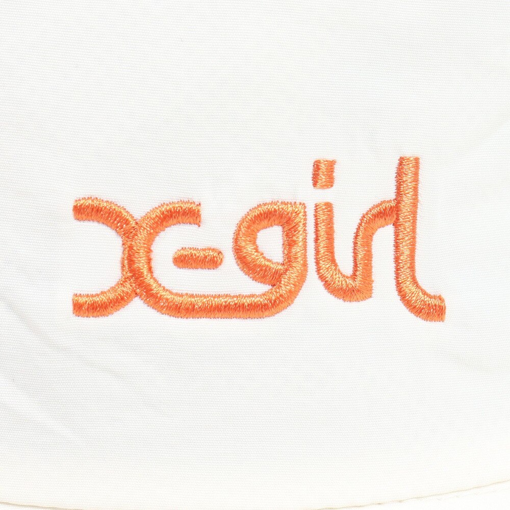 エックスガール（X-gir）（レディース）帽子 サンガード ハット 155251051004-WHITE UPF50+ 撥水 防風 サンガード 日除け 日焼け対策 シンプル