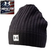 アンダーアーマー（UNDER ARMOUR）（レディース）マルチ ヘアー ビーニー ニットキャップ 1356722 BLK/HGY/BLK ACC