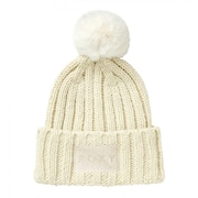 ロキシー(ROXY)(レディース)ニット帽 LET IT SNOW ビーニー 22FWRBE224314OWT 防寒