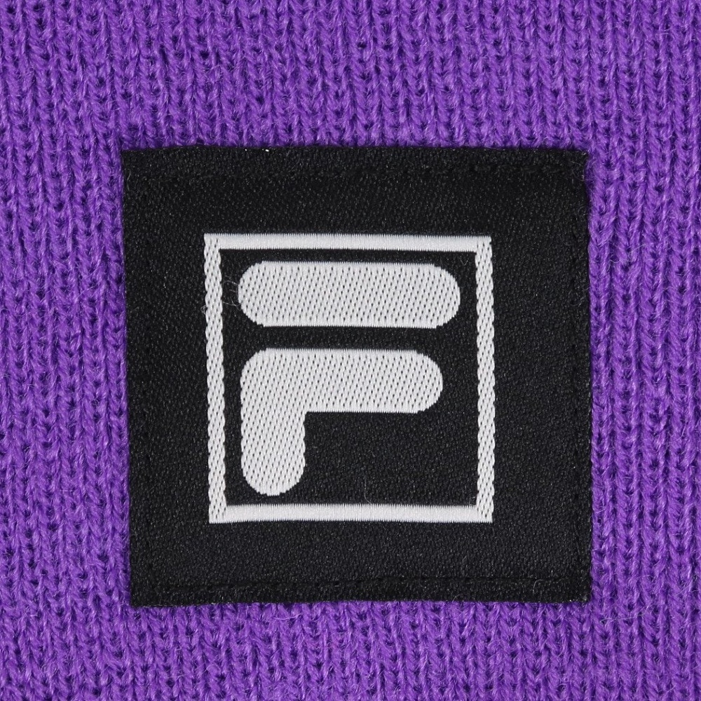 フィラ（FILA）（レディース）ニット帽 フィラニットワッチ 12731300683980 防寒 フリーサイズ 紫