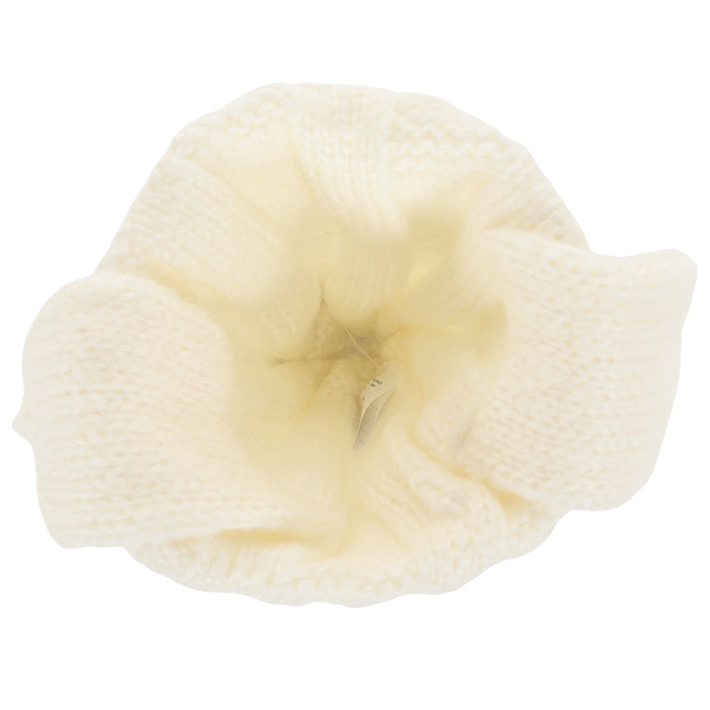 エルケクス（ELKEX）（レディース）ニット帽 イヤーカバーカフワッチ EKL3FA0021 OWHT 防寒 フリーサイズ 耳当て付き 白
