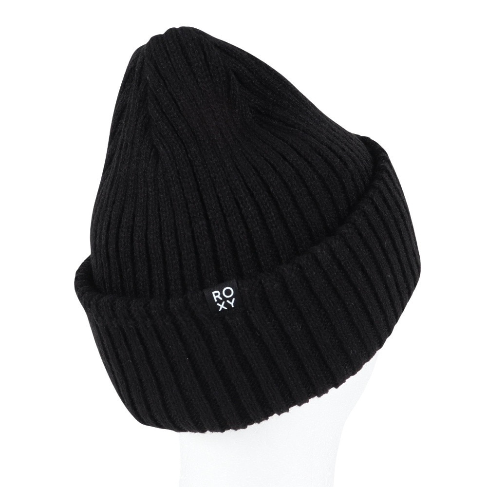 ロキシー（ROXY）（レディース）ニット帽 HONOLUA BAY ビーニー 23FWRBE234306BLK 防寒 フリーサイズ 黒