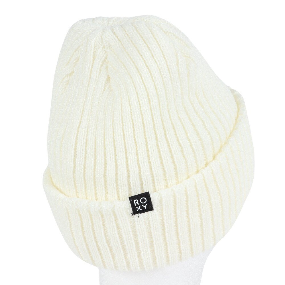ロキシー（ROXY）（レディース）ニット帽 HONOLUA BAY ビーニー 23FWRBE234306OWT 防寒 フリーサイズ 白
