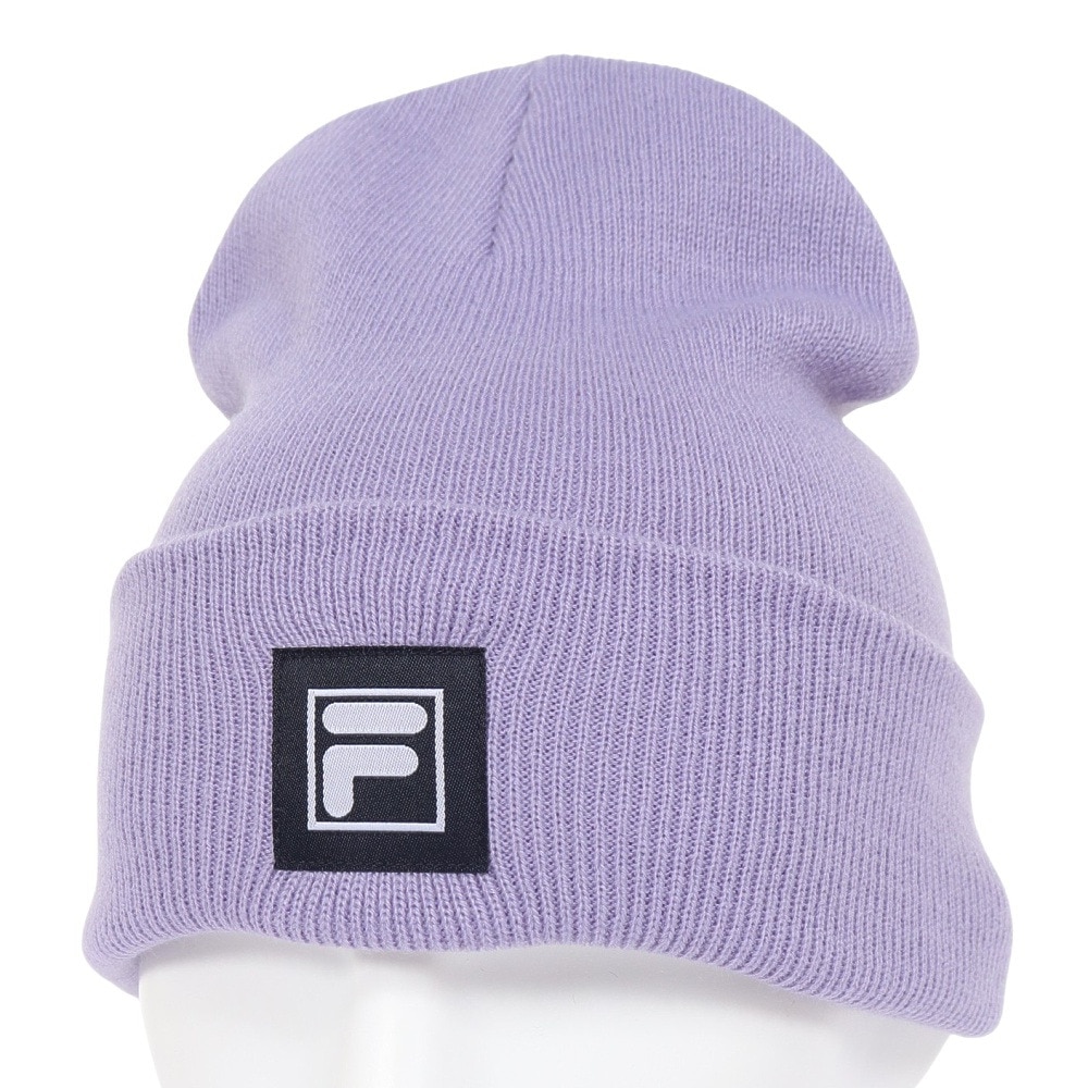 フィラ（FILA）（レディース）ニット帽 ニットワッチ 12731300685980 防寒 フリーサイズ 紫