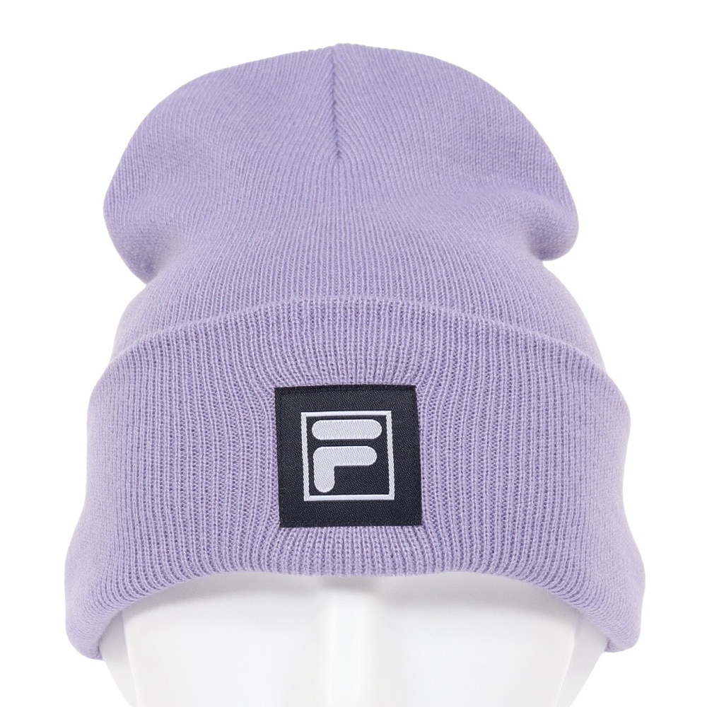 フィラ（FILA）（レディース）ニット帽 ニットワッチ 12731300685980 防寒 フリーサイズ 紫