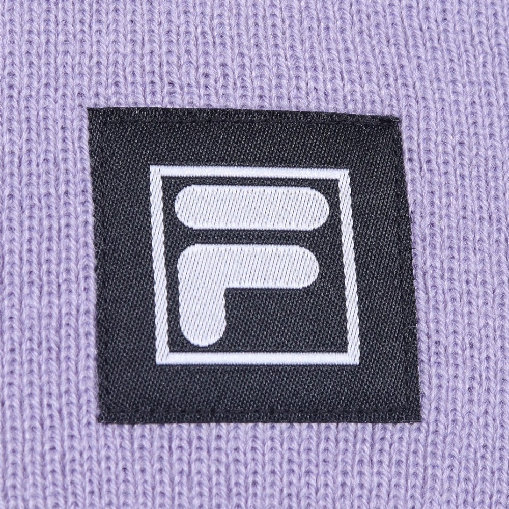 フィラ（FILA）（レディース）ニット帽 ニットワッチ 12731300685980 防寒 フリーサイズ 紫