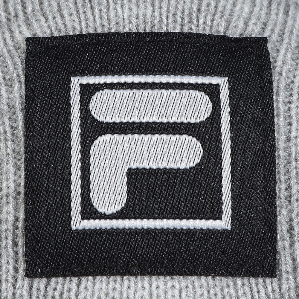 フィラ（FILA）（レディース）ニット帽 ニット ワッチ 12731300603980 防寒 フリーサイズ グレー