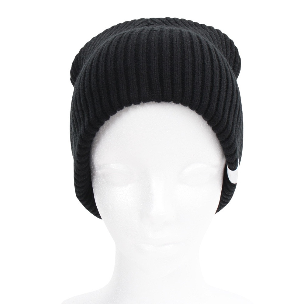 エルケクス（ELKEX）（レディース）ニット帽 BASIC リブ ワッチ 帽子 EKL4FA0033 BLK 黒 防寒 フリーサイズ
