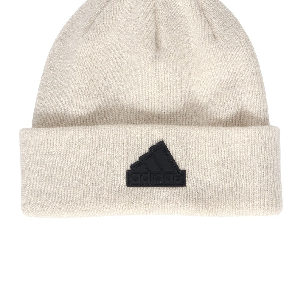 アディダス（adidas）（レディース）ニット帽 COLD. RDY テック カフビーニー M(OSFZ)サイズ DMD92-IY5241 54-57cm ベージュ 保温