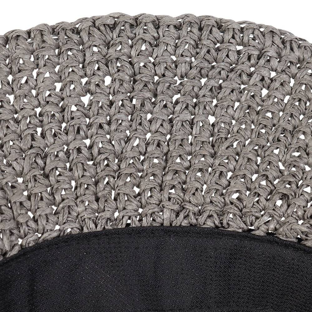クー（Coo.）（レディース）ペーパーハット バックリボン グレー 898CO5ST0014 GRY