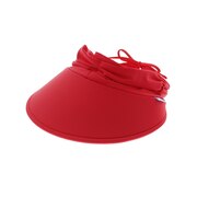 ワラルーハット（Wallaroohat）（レディース）帽子 レディース サンバイザー アクアバイザー red Wallaroohat オンライン価格 日よけ