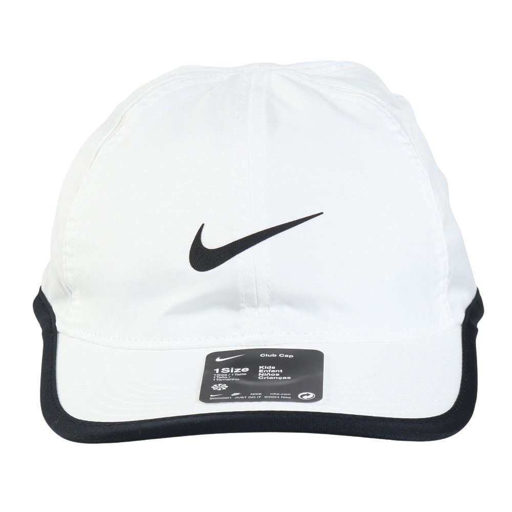 ナイキ（NIKE）（キッズ）ジュニア ドライフィット クラブ キャップ アンストラクチャード フェザーライト FB5062-100 帽子 速乾