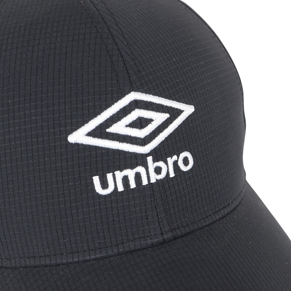 アンブロ（UMBRO）（キッズ）ジュニア はっ水メッシュキャップ UUDXJC04 BK 熱中症対策
