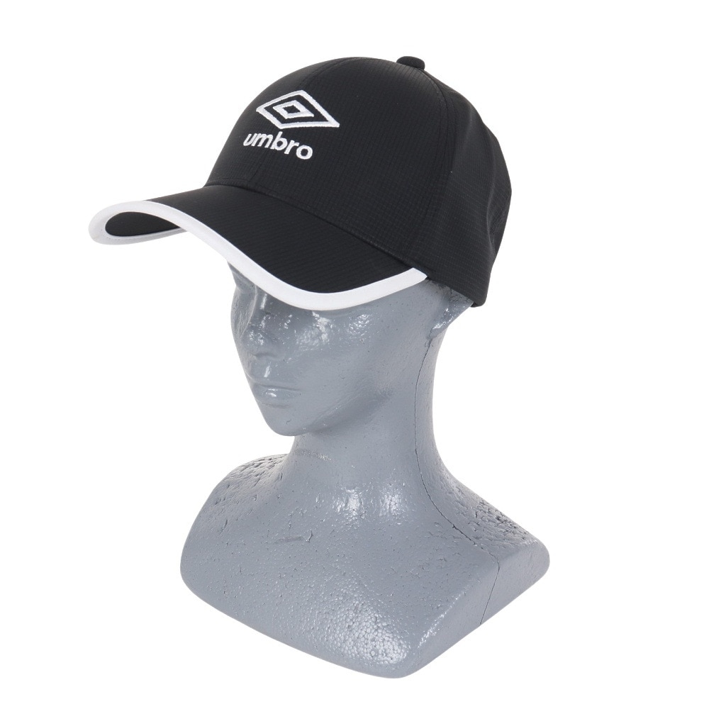 アンブロ（UMBRO）（キッズ）ジュニア はっ水メッシュキャップ UUDXJC04 BK 熱中症対策