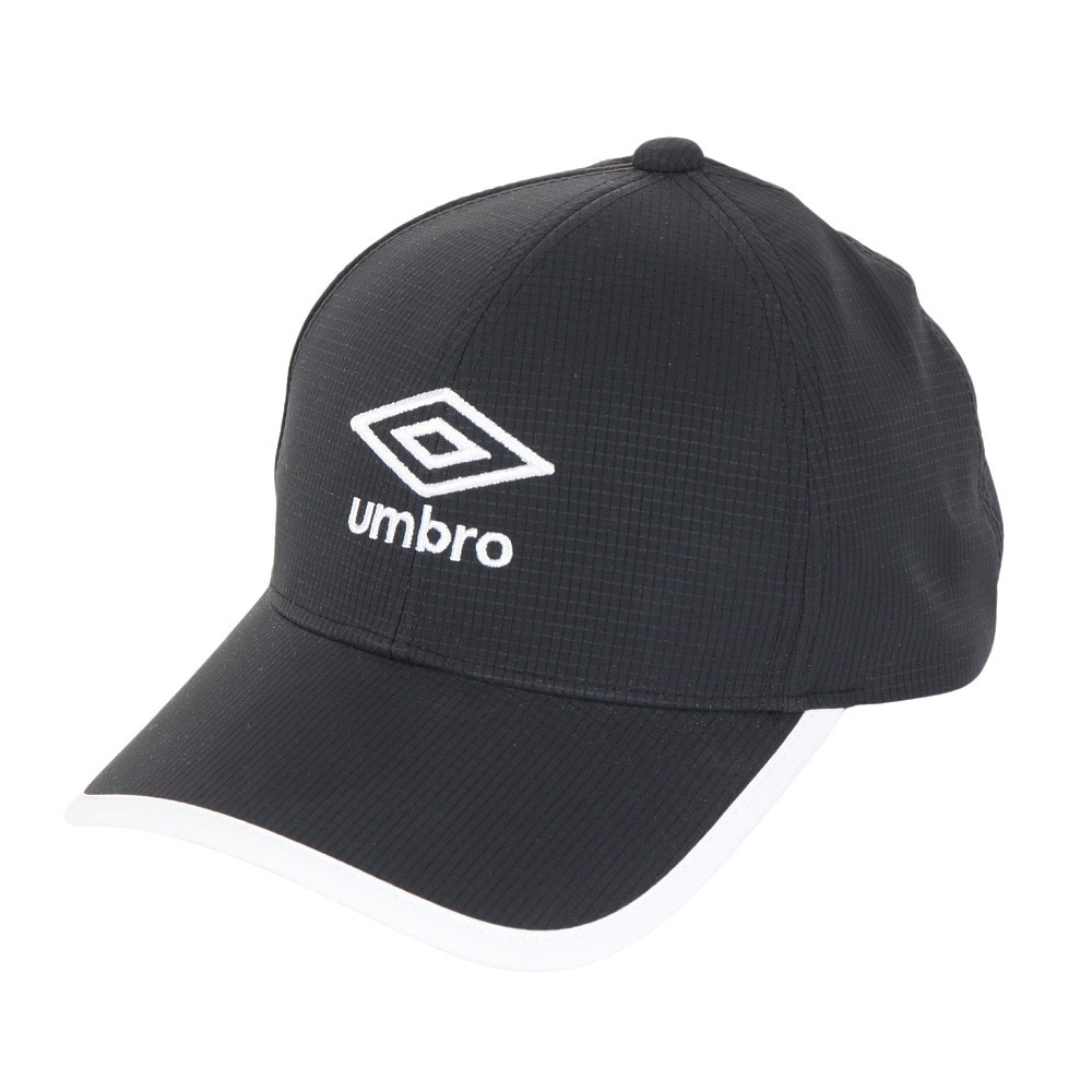 アンブロ（UMBRO）（キッズ）ジュニア はっ水メッシュキャップ UUDXJC04 BK 熱中症対策