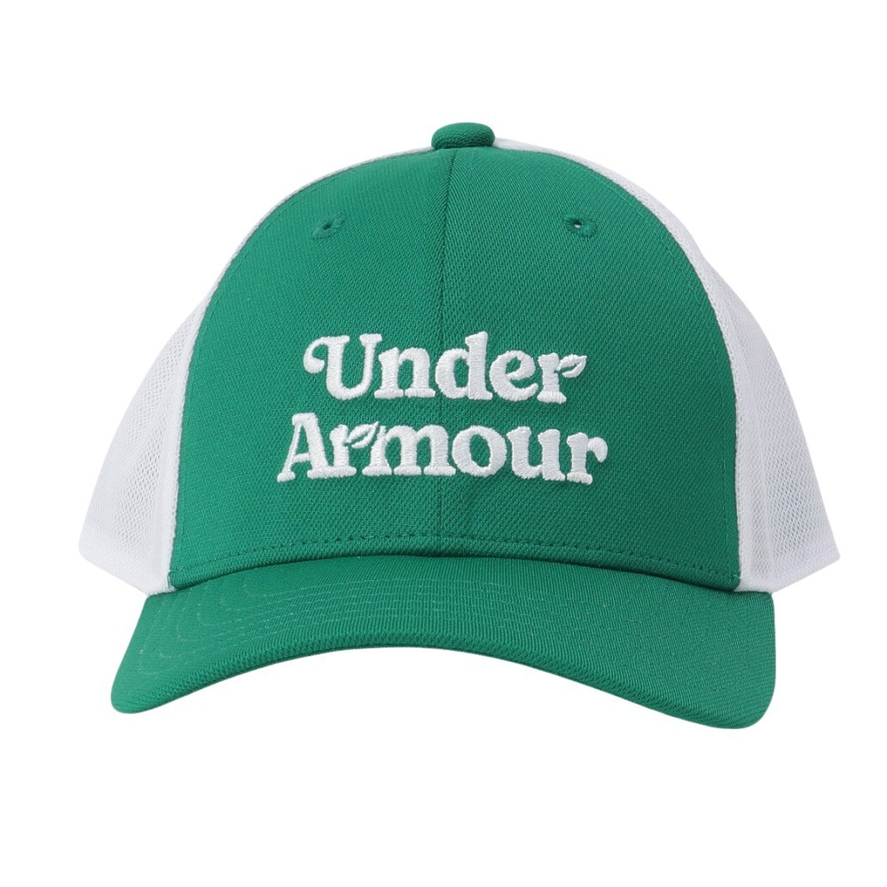 アンダーアーマー（UNDER ARMOUR）（キッズ）ボーイズ ブリッツィング トラッカーキャップ 1383452 309 ジュニア 子供 緑 52-24cm