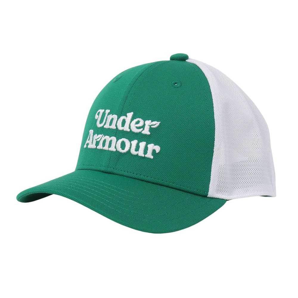 アンダーアーマー（UNDER ARMOUR）（キッズ）ボーイズ ブリッツィング トラッカーキャップ 1383452 309 ジュニア 子供 緑 52-24cm