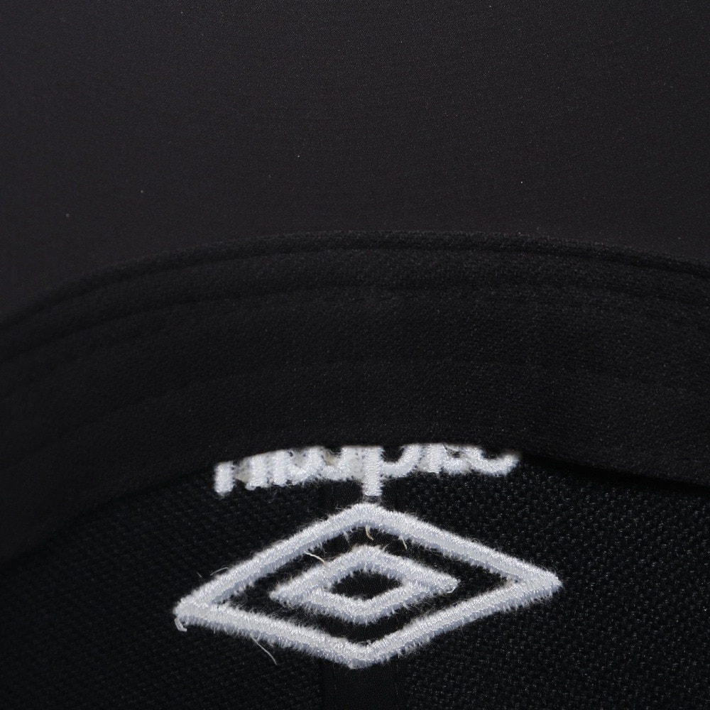 アンブロ（UMBRO）（キッズ）帽子 ジュニア はっ水メッシュキャップ 黒 UF5SCP03U BK J 撥水 暑さ対策 額部分冷却 男女兼用 
