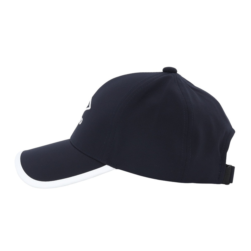 アンブロ（UMBRO）（キッズ）帽子 ジュニア はっ水メッシュキャップ 紺 UF5SCP03U NV J 撥水 暑さ対策 額部分冷却 男女兼用 