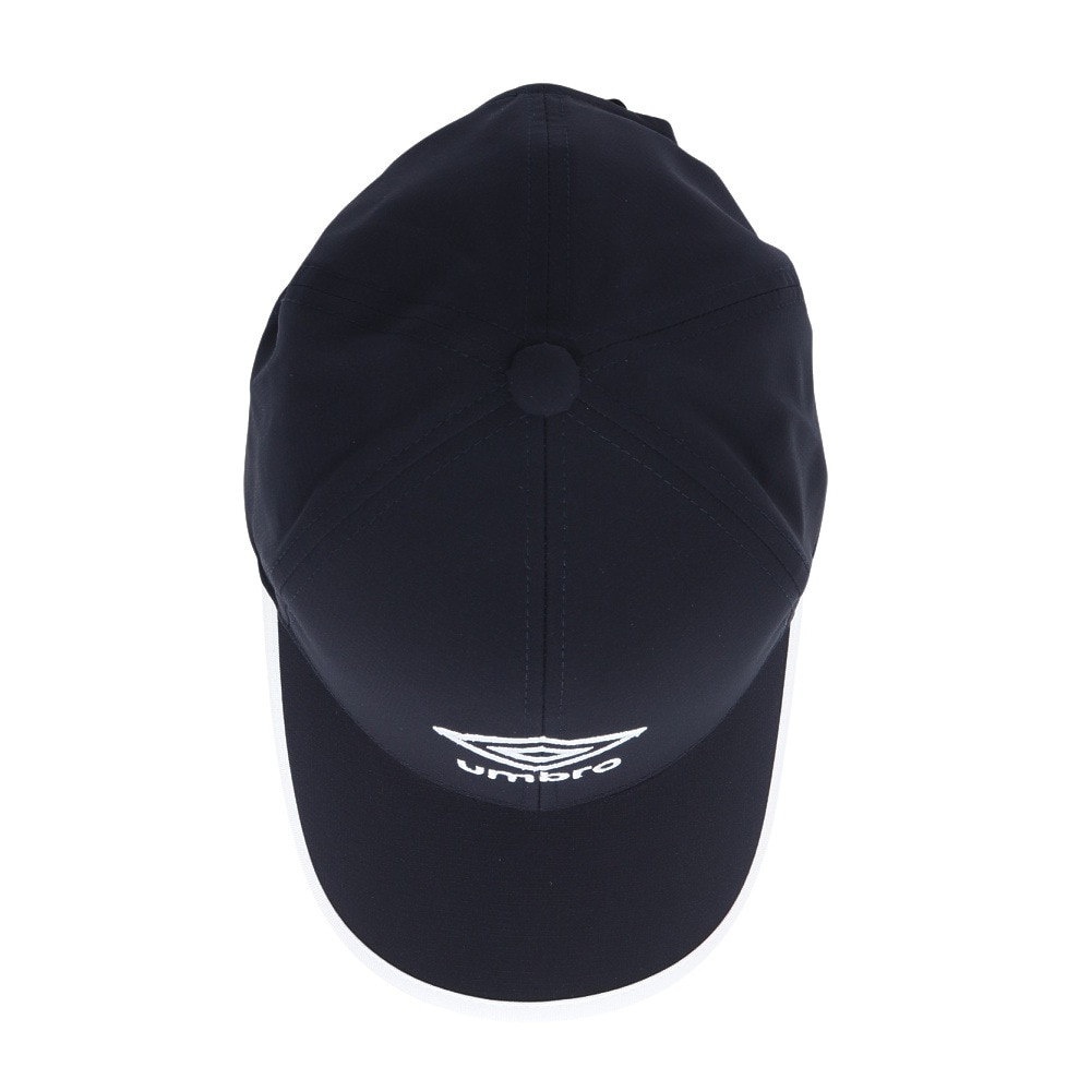 アンブロ（UMBRO）（キッズ）帽子 ジュニア はっ水メッシュキャップ 紺 UF5SCP03U NV J 撥水 暑さ対策 額部分冷却 男女兼用 