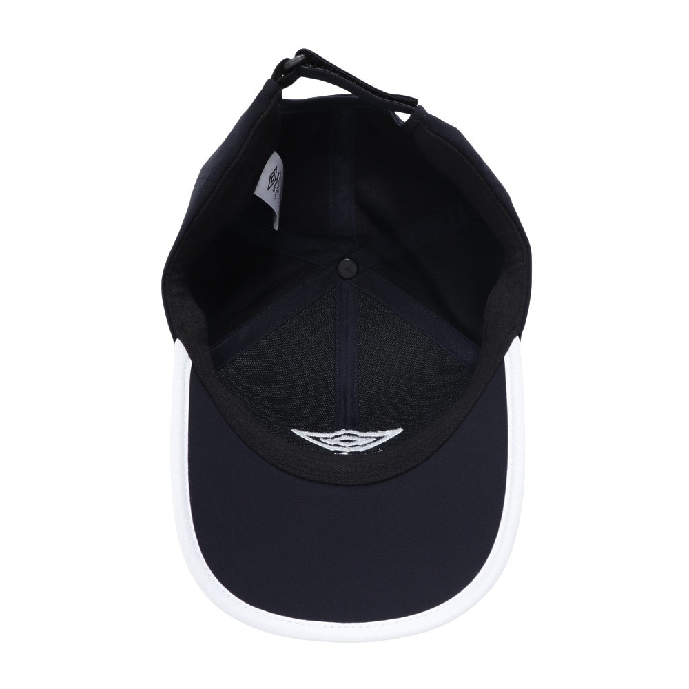 アンブロ（UMBRO）（キッズ）帽子 ジュニア はっ水メッシュキャップ 紺 UF5SCP03U NV J 撥水 暑さ対策 額部分冷却 男女兼用 