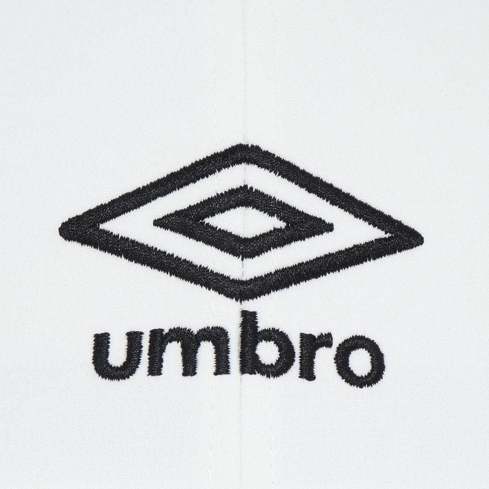 アンブロ（UMBRO）（キッズ）帽子 ジュニア はっ水メッシュキャップ 白 UF5SCP03U WH J 撥水 暑さ対策 額部分冷却 男女兼用 