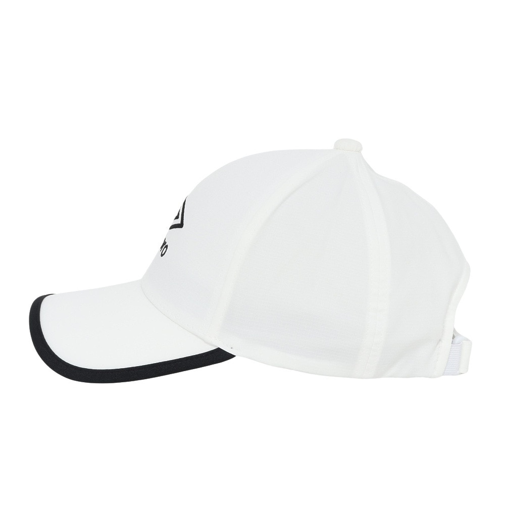 アンブロ（UMBRO）（キッズ）帽子 ジュニア はっ水メッシュキャップ 白 UF5SCP03U WH J 撥水 暑さ対策 額部分冷却 男女兼用 