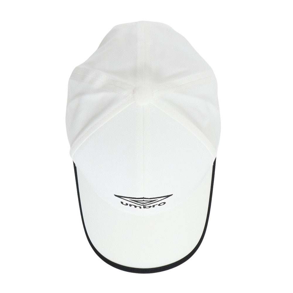アンブロ（UMBRO）（キッズ）帽子 ジュニア はっ水メッシュキャップ 白 UF5SCP03U WH J 撥水 暑さ対策 額部分冷却 男女兼用 
