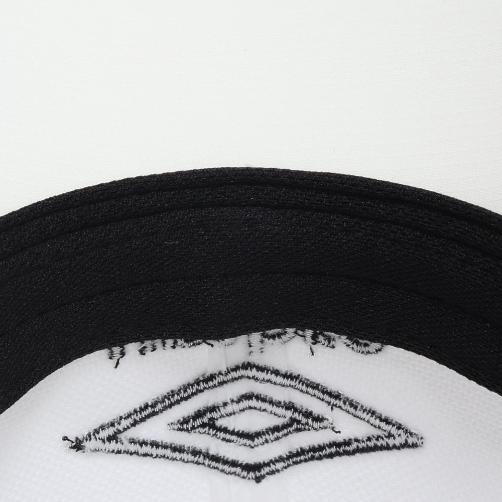 アンブロ（UMBRO）（キッズ）帽子 ジュニア はっ水メッシュキャップ 白 UF5SCP03U WH J 撥水 暑さ対策 額部分冷却 男女兼用 