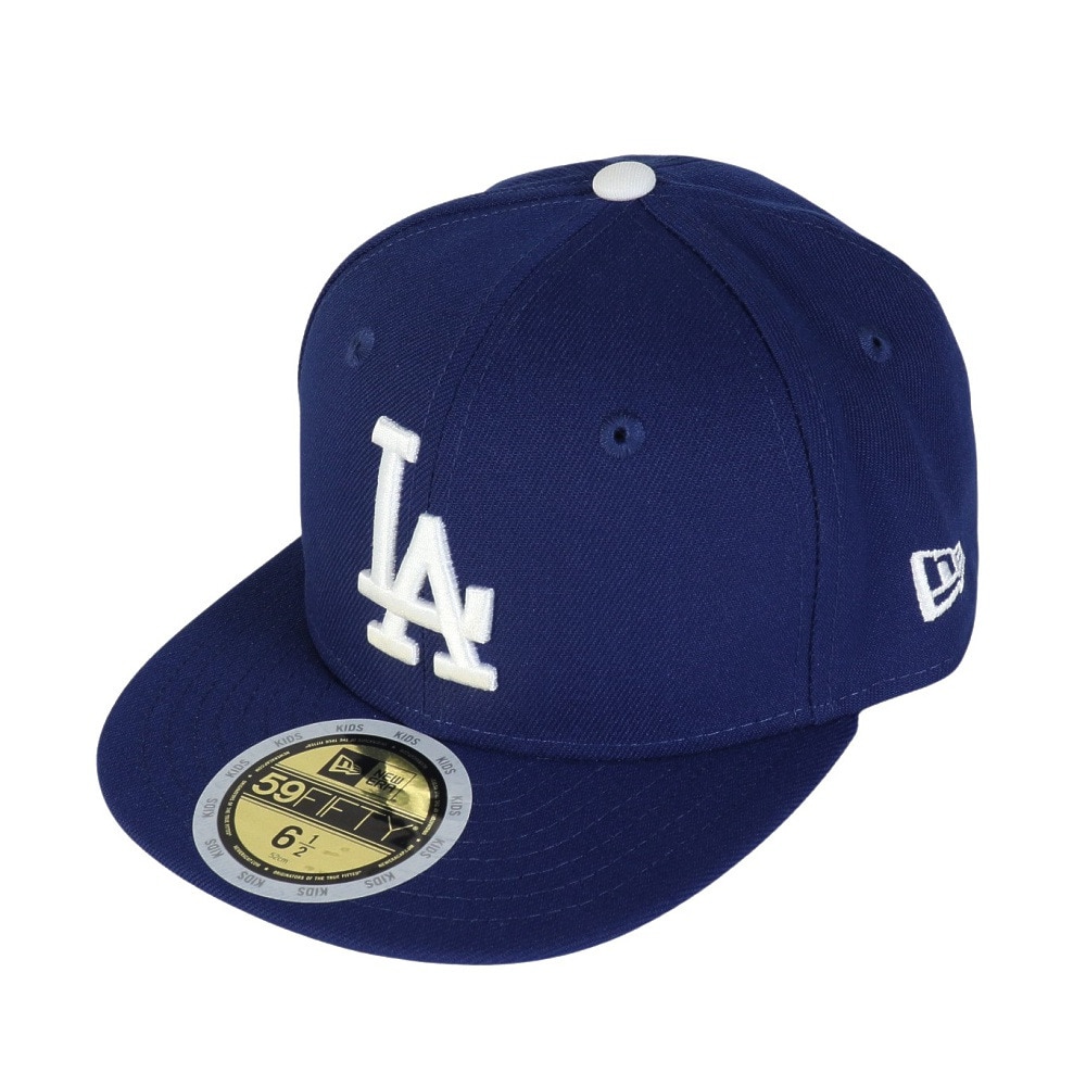 ニューエラ（NEW ERA）（キッズ）ジュニア 59FIFTY MLBオンフィールド ロサンゼルス・ドジャース ゲーム 13561982