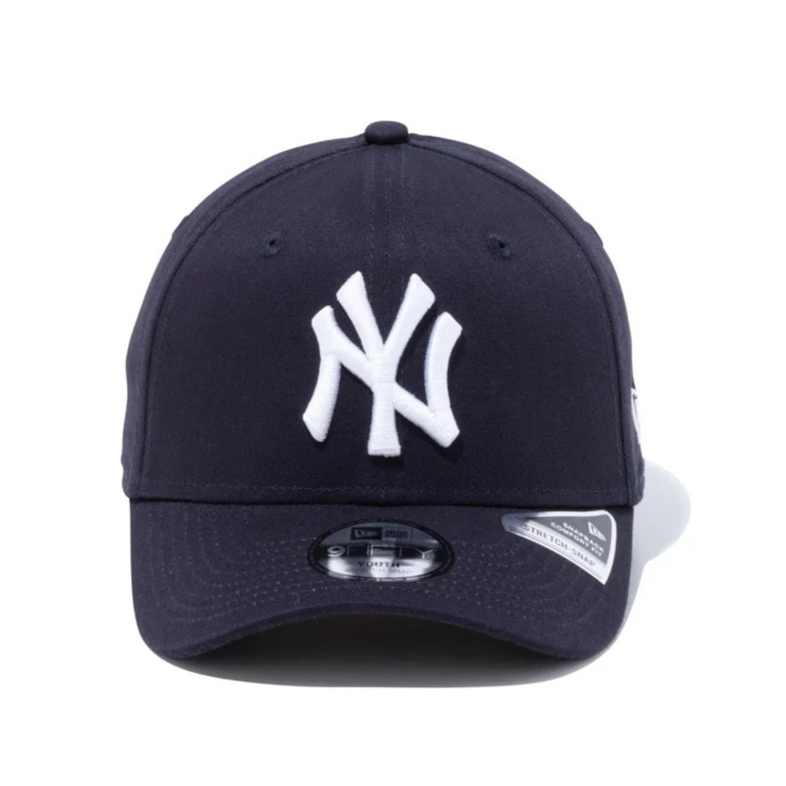 ニューエラ（NEW ERA）（キッズ）ユース キャップ 9FIFTY ストレッチスナップ ニューヨーク・ヤンキース ネイビー×ホワイト 14524519 ネイビー 52-55.8cm