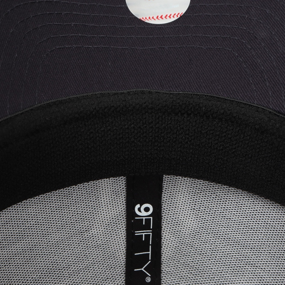 ニューエラ（NEW ERA）（キッズ）ユース キャップ 9FIFTY ストレッチスナップ ニューヨーク・ヤンキース ネイビー×ホワイト 14524519 ネイビー 52-55.8cm