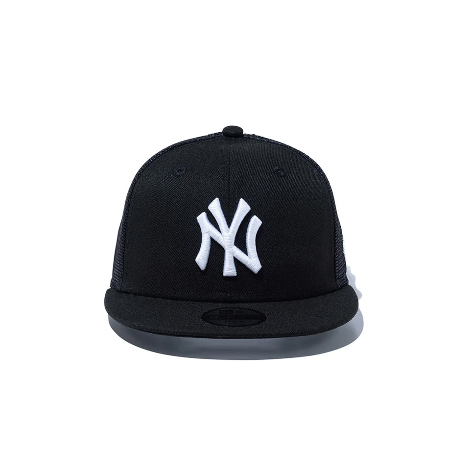 ニューエラ（NEW ERA）（キッズ）帽子 Youth 9FIFTY トラッカー ニューヨーク・ヤンキース キャップ 黒 52-55.8cm 14524525 6-15歳 子供 メッシュ