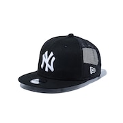 (キッズ)帽子 Youth 9FIFTY トラッカー ニューヨーク・ヤンキース キャップ 黒 52-55.8cm 14524525 6-15歳 子供 メッシュ