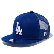 (キッズ)ユース キャップ 9FIFTY トラッカー ロサンゼルス・ドジャース ダークロイヤル×ホワイト 14524526 帽子 子供 52cm-55.8cm