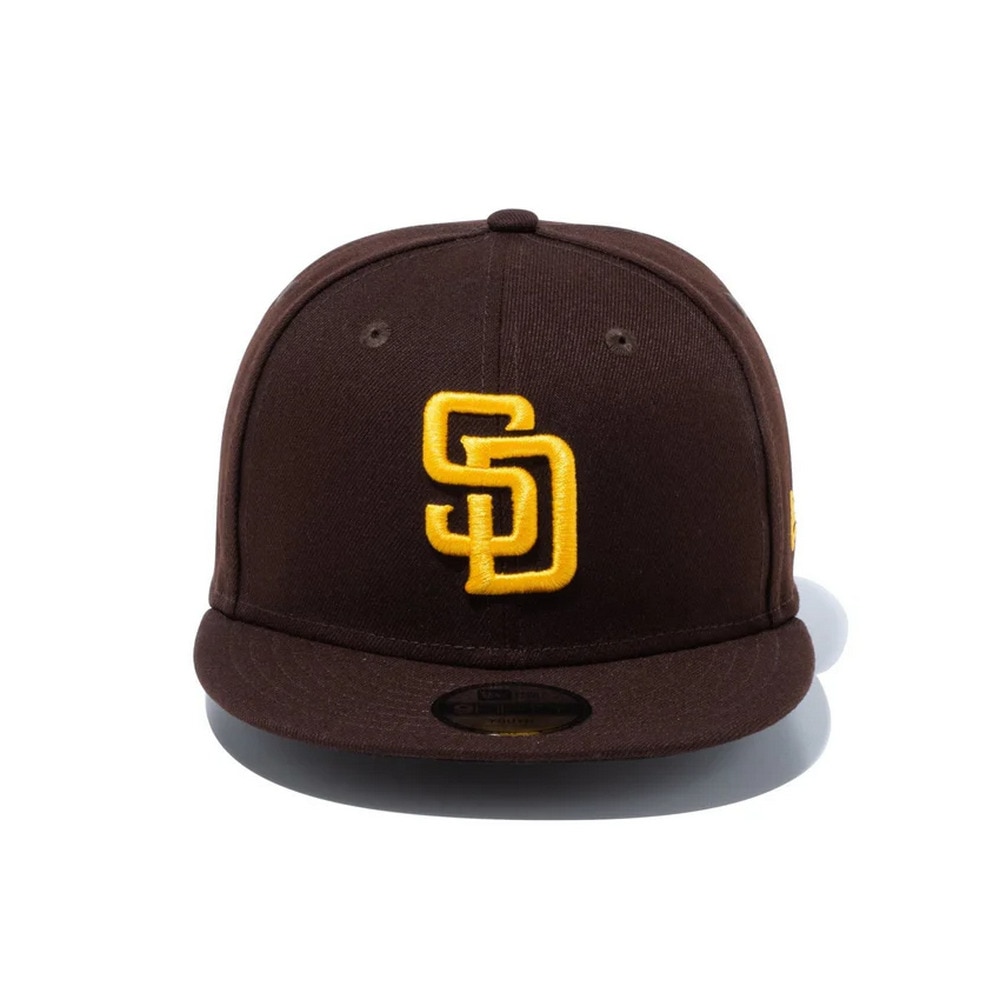 ニューエラ（NEW ERA）（キッズ）ジュニア キャップ Youth 9FIFTY サンディエゴ・パドレス 14524527 帽子 子供 52cm-55.8cm ブラウン