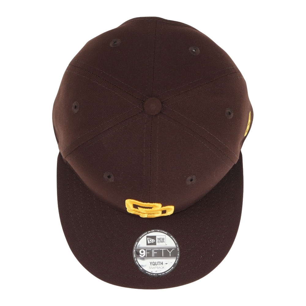 ニューエラ（NEW ERA）（キッズ）ジュニア キャップ Youth 9FIFTY サンディエゴ・パドレス 14524527 帽子 子供 52cm-55.8cm ブラウン