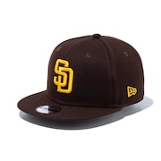 (キッズ)ジュニア キャップ Youth 9FIFTY サンディエゴ・パドレス 14524527 帽子 子供 52cm-55.8cm ブラウン