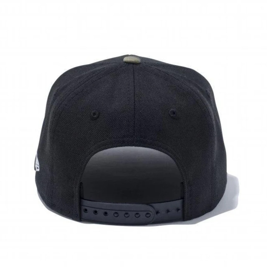 ニューエラ（NEW ERA）（キッズ）キャップ Youth 9FIFTY ニューヨーク ヤンキース ブラック×ホワイト ウッドランドカモバイザー 14524531