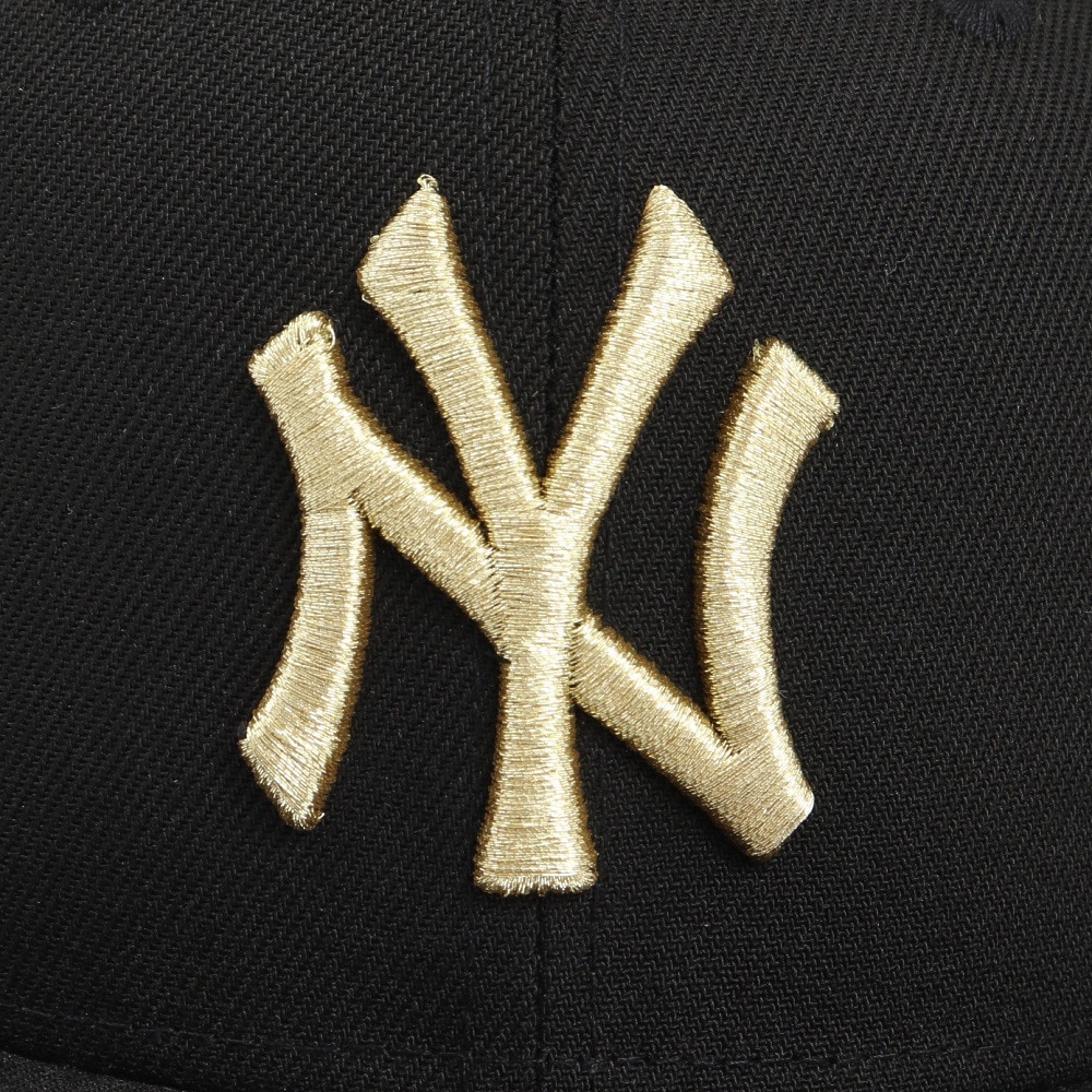 ニューエラ（NEW ERA）（キッズ）キャップ Youth 9FIFTY ニューヨーク ヤンキース ブラック×ゴールド 14524533