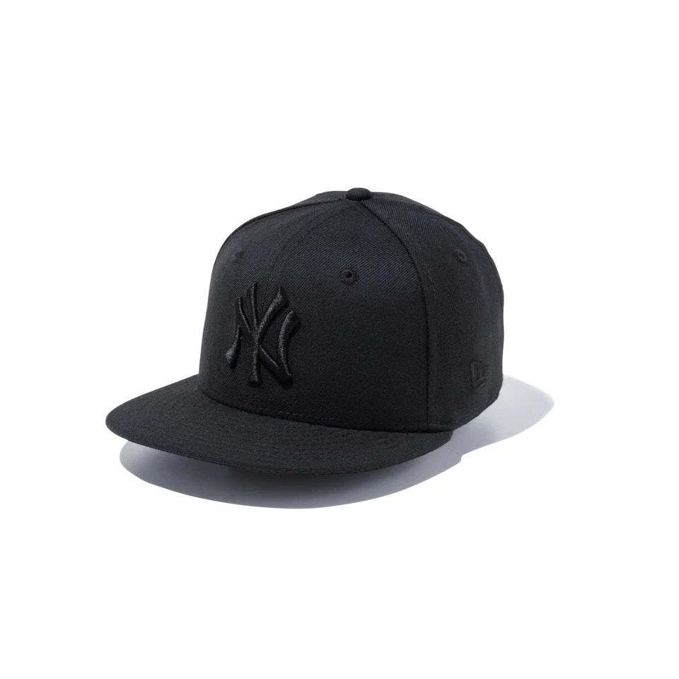 ニューエラ（NEW ERA）（キッズ）キャップ Youth 9FIFTY ニューヨーク ヤンキース ブラック×ブラック 14524534